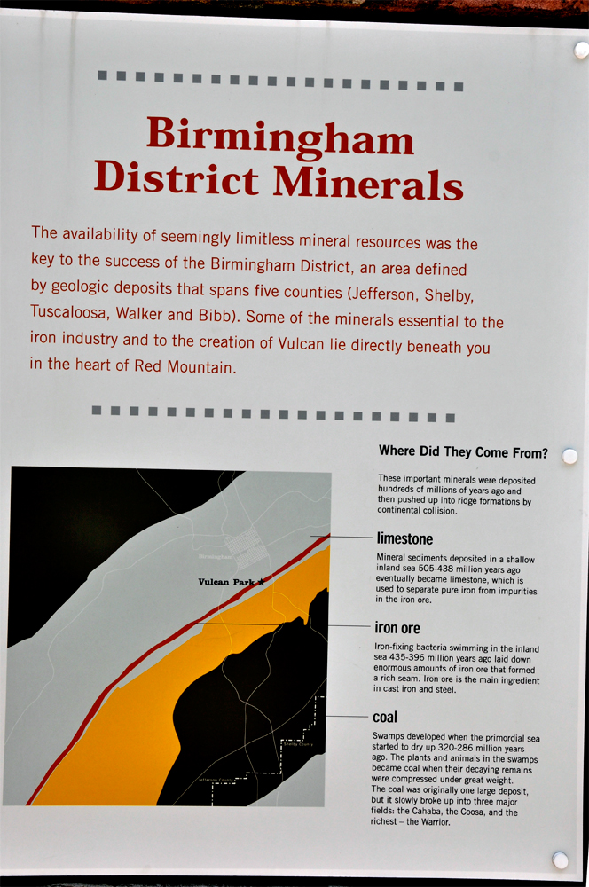sign about Birmingham District Minerals